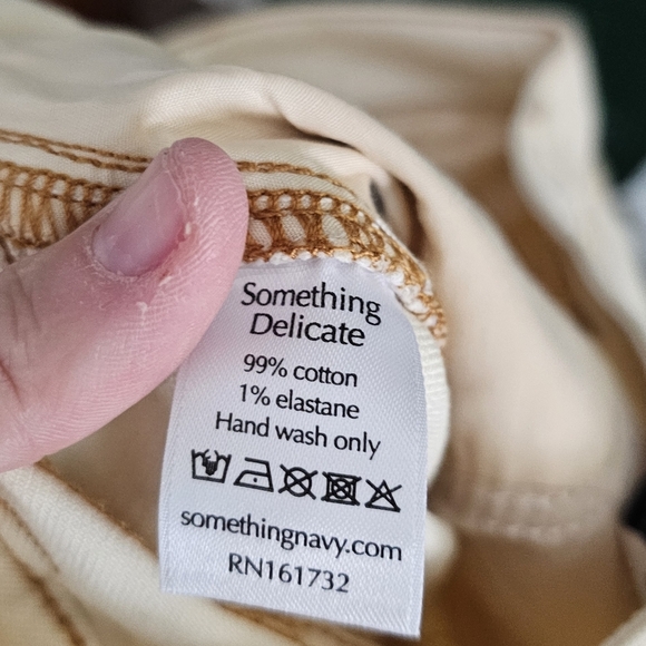 $135 Something Navy Straight Leg Mom Jeans - Picture 9 of 15